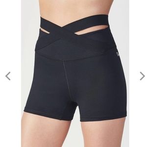 Fabletics Jordana High Waisted Criss Cross Shorts